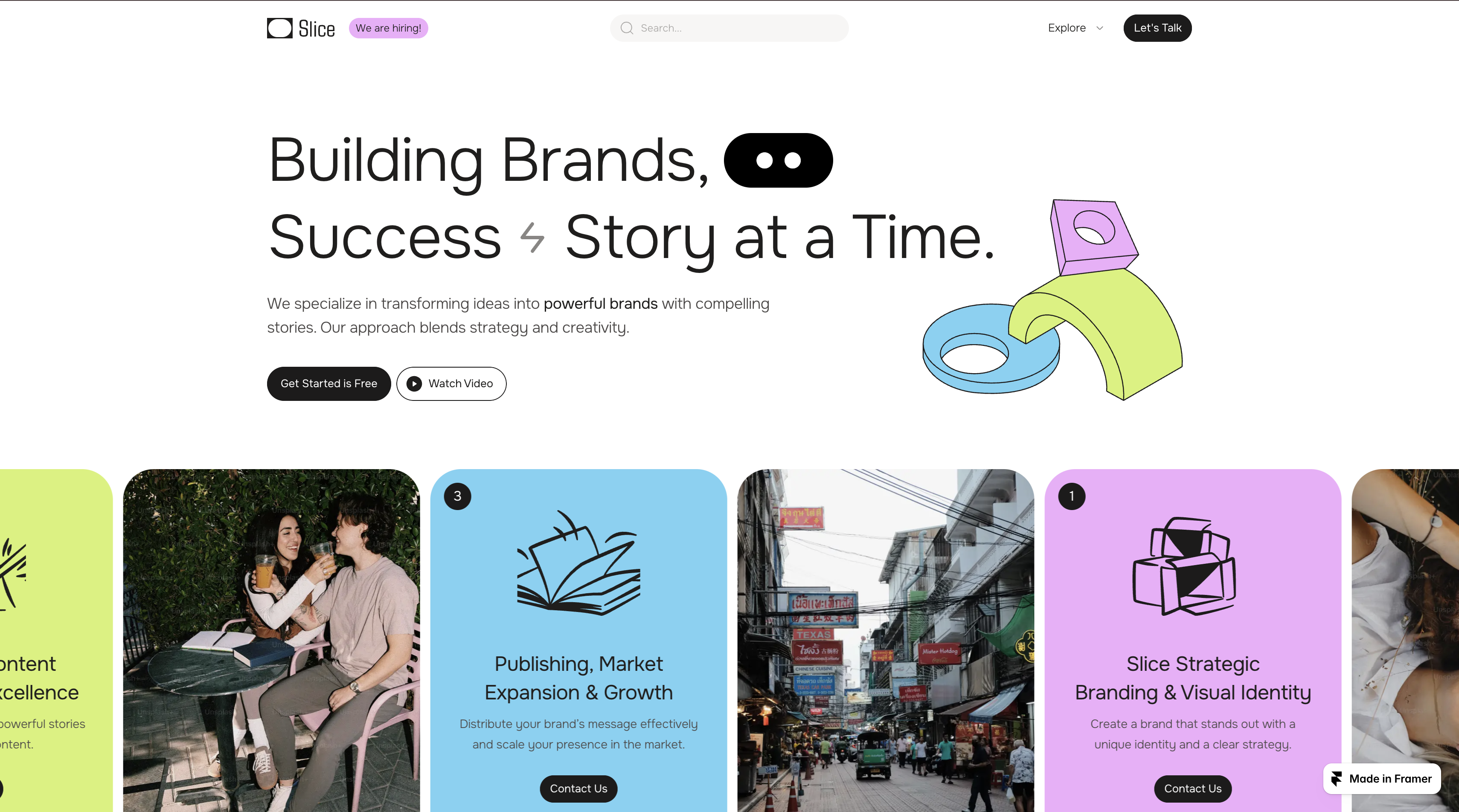 Landing page